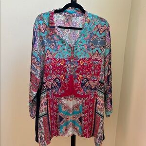 Johnny Was - Size XL - Floral Blouse